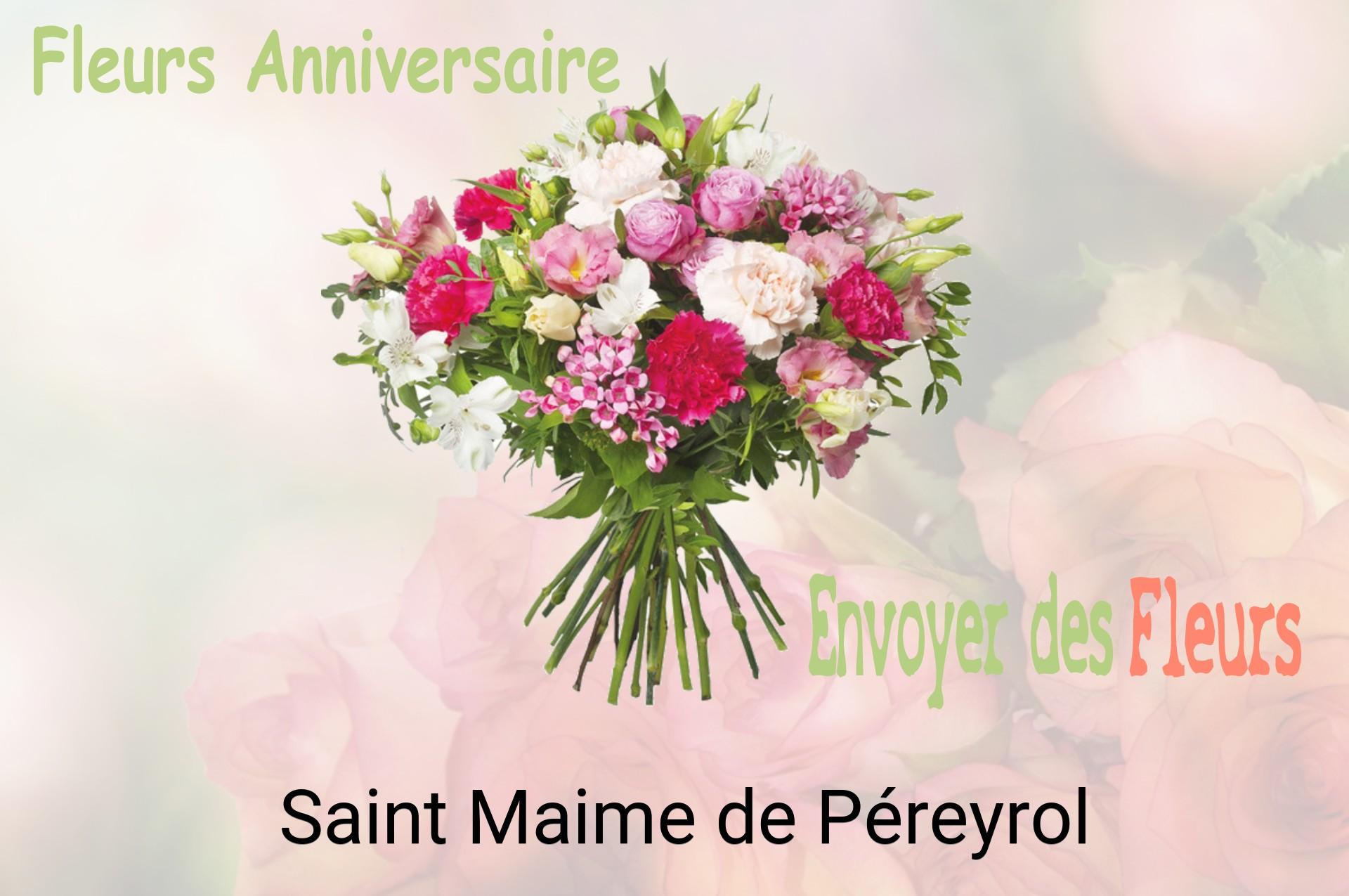 Bouquet de fleurs d’anniversaire livré à Saint-Maime-de-Péreyrol